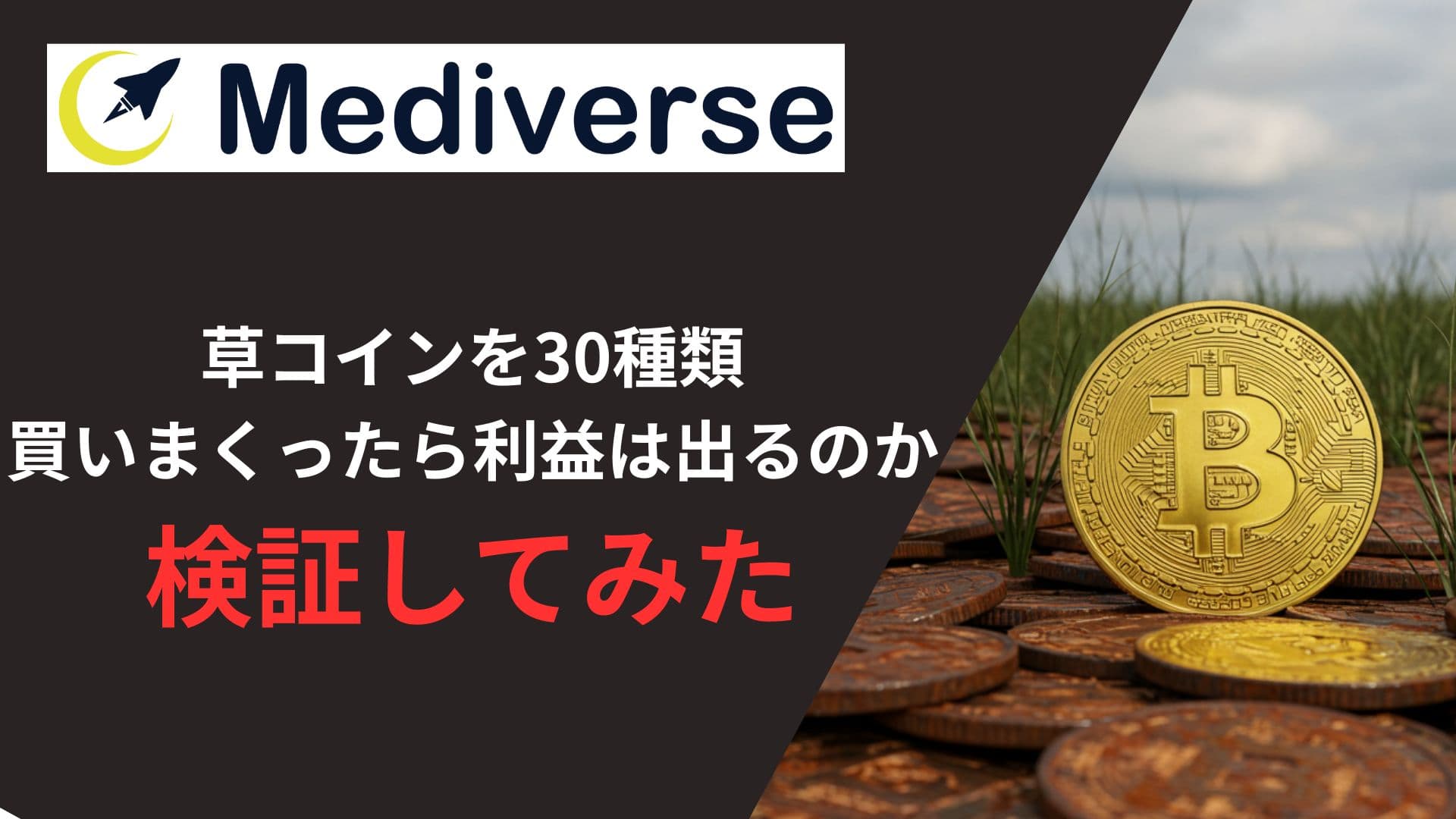 草コインを買いまくる戦略は本当に利益が出るのか検証してみた – Mediverse｜暗号資産（仮想通貨）の専門メディア