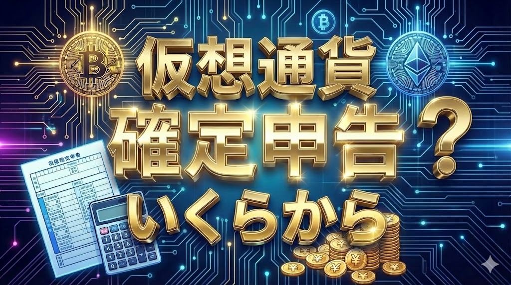 仮想通貨確定申告いくらから