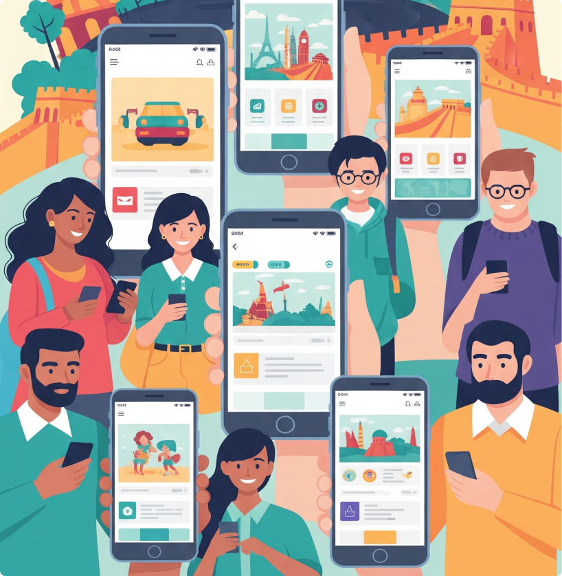 旅行アプリの実績と戦略